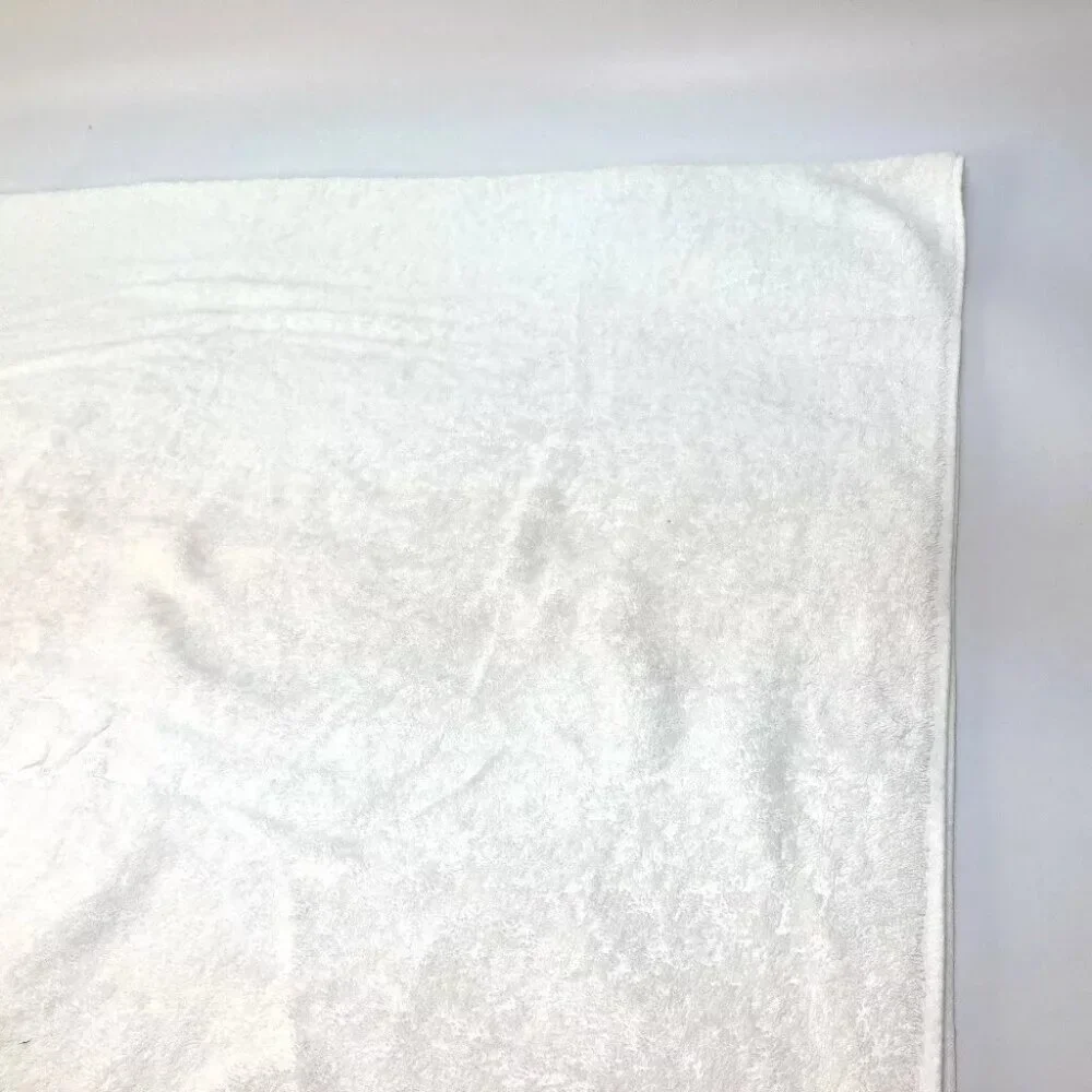 PRADA Bath towel Interior Throw Blanket logo Beach towel towel cotton White
